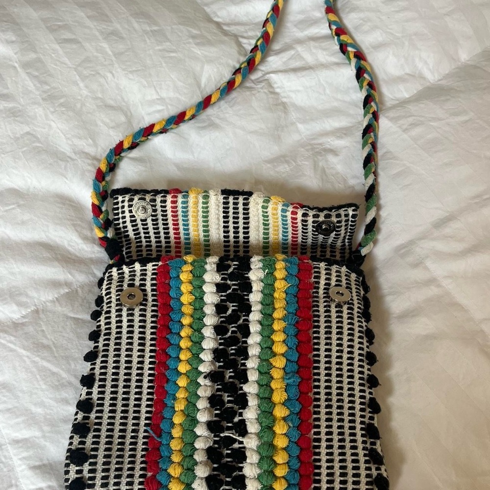 Antonello Tedde Handwoven Multicolor Crossbody Bag – Luxury Eco-Conscious